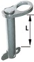 Kołek z wypustem blokującym - Ø 10 mm - Typ B - L = 100 mm - Kod. 37.271.10 12